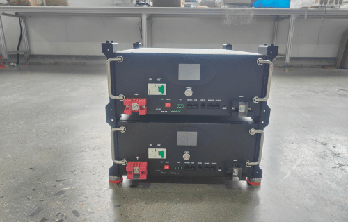 Rakour RAKOURLV 51.2V rack battery modules ranging from 100Ah to 314Ah in stack mount configuration